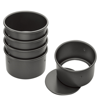 Rk Bakeware จีนกลมสี่เหลี่ยมถอนได้ Anodized อลูมิเนียมเค้ก Mold เค้ก Pan เค้ก Tin