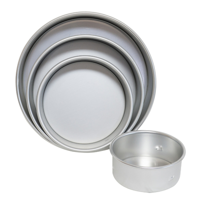 Rk Bakeware China-49025 กระจกเค้กกลมเหล็กกลมกระจก/เค้กชีส/เค้กปอนด์