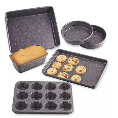 RK Bakeware จีน Foodservice NSF 6 ชิ้น Nonstick Bakeware Set เค้ก/คุกกี้/มัฟฟีน/ขนมปัง