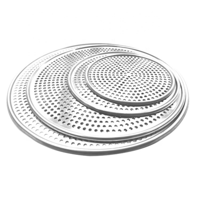 9 นิ้ว perforated บังขุด pizza tray baking tray perforated pizza tray perforated pizza pan ขนมปังขนมปัง perforated