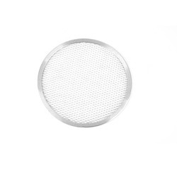 10 นิ้วกลม Mesh พิซซ่าเทรย์ perforated พิซซ่ากระทะ baking tray baking pan อลูมิเนียมจอปิซซ่าสําหรับบาร์หรือร้านขนมหรือร้านอาหาร