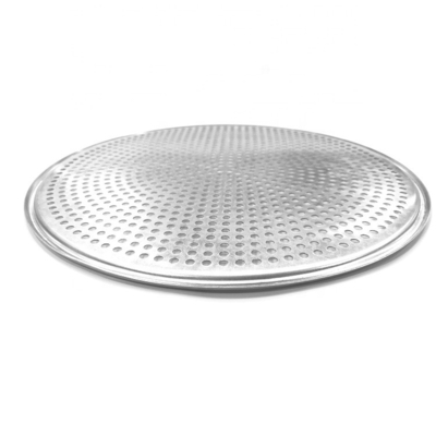 14 นิ้ว perforated กลมอลูมิเนียม pizza pan baking tray พัง pizza tray สําหรับ bakery หรือบาร์หรือร้านอาหาร
