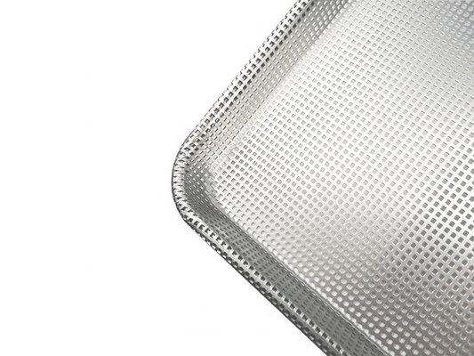 26 * 18 นิ้ว 1.2mm อลูมิเนียม perforated ไม่ติด baking tray ไม่ติด perforated baking pan สาย Mesh baking pan