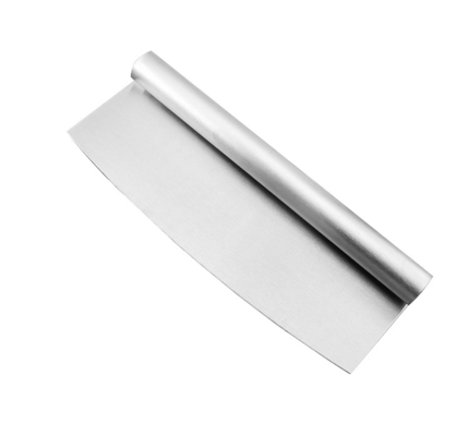 เครื่องมือปิซซ่า 8 นิ้ว Ss 430 Pie Cutter เครื่องตัดปิซซ่าสแตนเลสพรีเมี่ยม