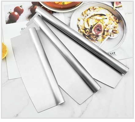 เครื่องมือปิซซ่า 8 นิ้ว Ss 430 Pie Cutter เครื่องตัดปิซซ่าสแตนเลสพรีเมี่ยม