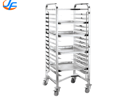 RK Bakeware China Foodservice NSF Custom Double Oven Rack Baking Trolley รถขนมอบหนัก รถขนมอบหนัก