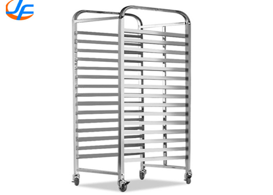 RK Bakeware China Foodservice NSF Custom Double Oven Rack Baking Trolley รถขนมอบหนัก รถขนมอบหนัก