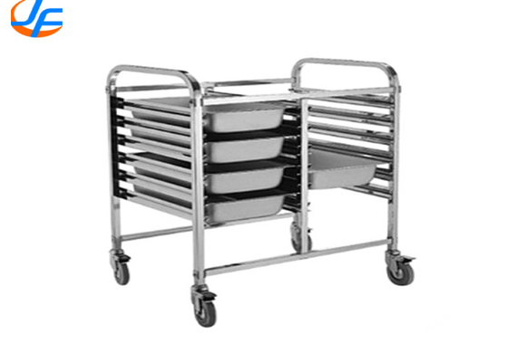 RK Bakeware China Foodservice NSF Custom Flatpack Design Revent Oven Rack รถบรรทุกขนมปังจากสแตนเลส