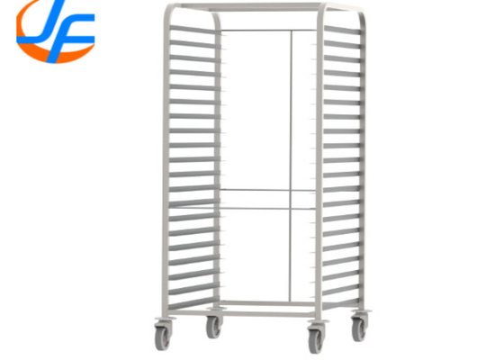 RK Bakeware จีน Foodservice NSF 600 X 800 สแตนเลส รีฟเบเกอรี่ รถขนส่งเบเกอรี่ รีฟเตาสองเตา