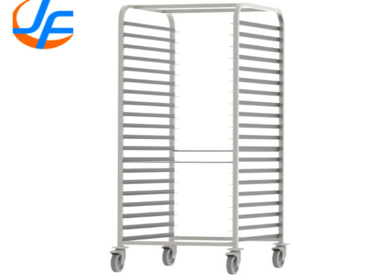 RK Bakeware จีน Foodservice NSF 600 X 800 สแตนเลส รีฟเบเกอรี่ รถขนส่งเบเกอรี่ รีฟเตาสองเตา