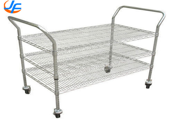 RK Bakeware China Foodservice NSF 3 ชั้น สแตนเลส อาหารบริการรถขนส่งรถขนส่ง