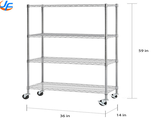 RK Bakeware China Foodservice 2/3/4 Tiers Steel Trolley คาร์ตการบริการ, สแตนเลสสแตนเลส Trolley วัสดุจําหน่าย