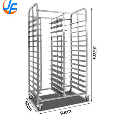 RK Bakeware China-10 Sheet Aluminum Storage รถบรรจุอาหารเย็น พร้อมชั้นวางเปิด รถบรรจุอาหารพีซ่า