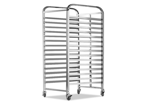 RK Bakeware China- 20 Pan End Load สแตนเลส Bun / Sheet Pan Rack - ประกอบ