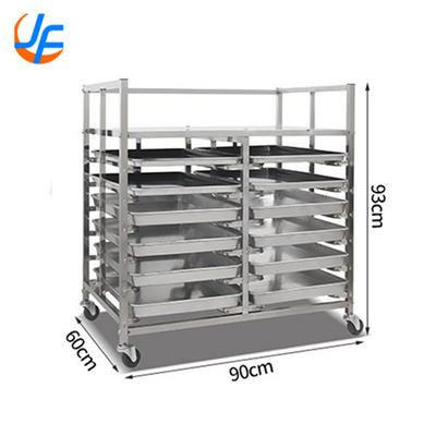RK Bakeware China-Nesting Commercial Stainless Steel Trolley Rack / Rack baking customized สําหรับโรงเบเกอรี่อุตสาหกรรม
