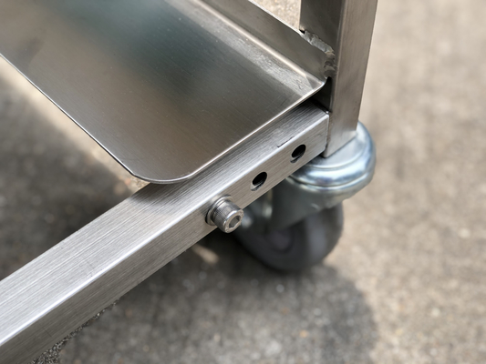 RK Bakeware China-Mackies Flatpack Z Frame Nesting สแตนเลส โทรลี่สําหรับการผลิตขนมปัง