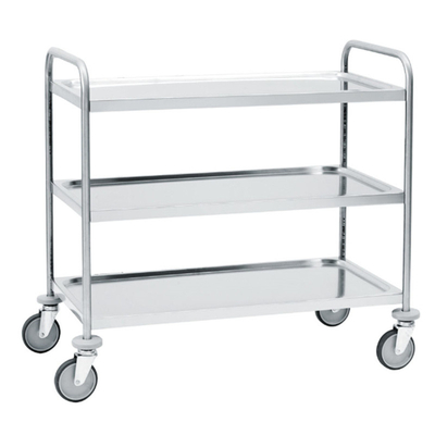 โรงแรม ร้านอาหาร สแตนเลส Gn Pan Bakery Tray Rack Trolley