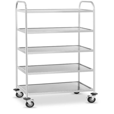 โรงแรม ร้านอาหาร สแตนเลส Gn Pan Bakery Tray Rack Trolley