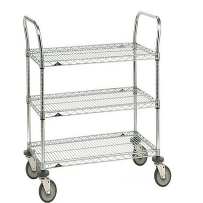 RK Bakeware China Foodservice 18&quot; X 24&quot; X 38&quot; Metro สามชั้นรถกระบะสแตนเลส