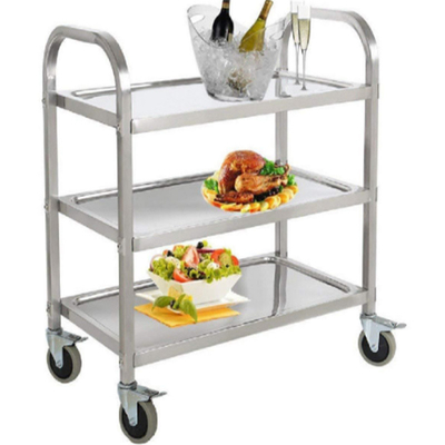 RK Bakeware China Foodservice NSF Winco Suc-30 โต๊ะอาหารสแตนเลส 3 ชั้น