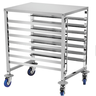 RK Bakeware China Foodservice NSF Restaurant Gn1/1 Bakery Food Trolley/Mobile Stainless Steel Trolley รถขนของอาหาร/รถขนของสแตนเลส