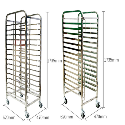 ราคาถูก รถบรรทุกขนมปังสแตนเลสสแตนเลสประจําการ / รถบรรทุกขนมครัวปลีก Bn-T01~06