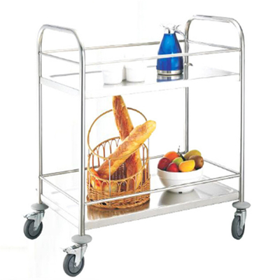 RK Bakeware China Foodservice NSF รถขนส่งสแตนเลสพร้อมล้อ การจัดการง่าย รถขนส่ง
