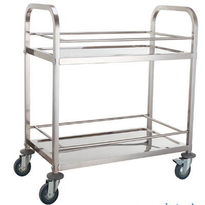 RK Bakeware China Foodservice NSF รถขนส่งสแตนเลสพร้อมล้อ การจัดการง่าย รถขนส่ง