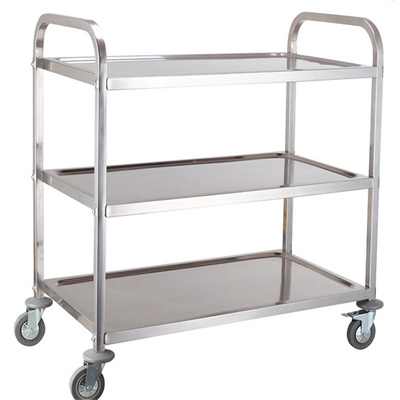 RK Bakeware China Foodservice NSF รถขนส่งสแตนเลสพร้อมล้อ การจัดการง่าย รถขนส่ง