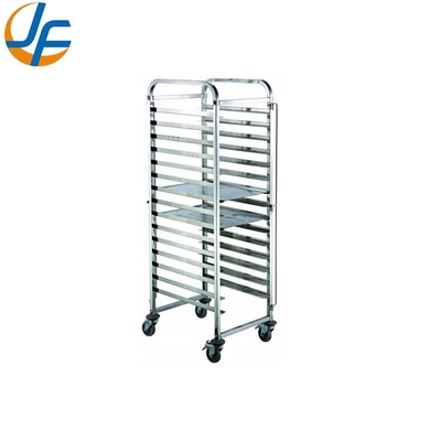 Rk Bakeware China-Z Frame 20 Pan End Load Stainless Steel Nesting Trolley Bun Sheet Pan Rack - ประกอบ