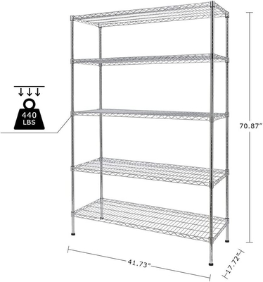 Rk Bakeware China Foodservice Commercial Wire Shelf Heavy Duty Metal Storage Rack ชุดชั้นวางของสําหรับครัว