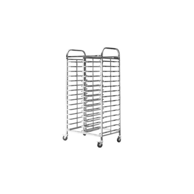 Rk Bakeware Manufacturer จีน - อลูมิเนียม 10 Pan Side Load Bun Sheet Pan Rack - ประกอบ